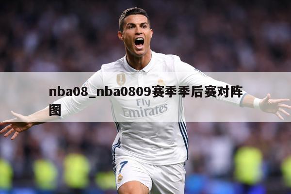 nba08_nba0809赛季季后赛对阵图